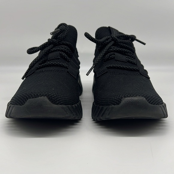 Adidas Men’s Core Black Kaptir 3.0 Large Graphic Text Running Shoes 8.5 - Picture 3 of 13